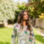 Indian Cotton Tropical Printed Top, thumbnail 4 of 4