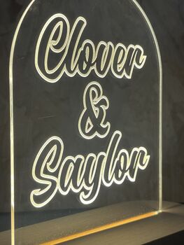 Personalised LED Light For Home, 3 of 6