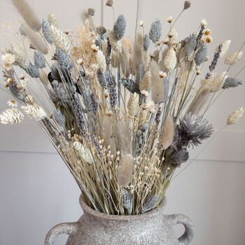 Grey Dried Flower Arrangement With Bunny Tails, 4 of 7