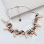Unusual Assorted Pearl Necklace On Sterling Silver Chain, thumbnail 9 of 12