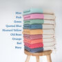Personalised Cotton Throws, 2nd Anniversary Gift, thumbnail 2 of 12