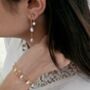 Pearl Woven Adjustable Chain Bracelet In 16k Gold Vermeil On Sterling Silver, Dainty Chain, thumbnail 2 of 10