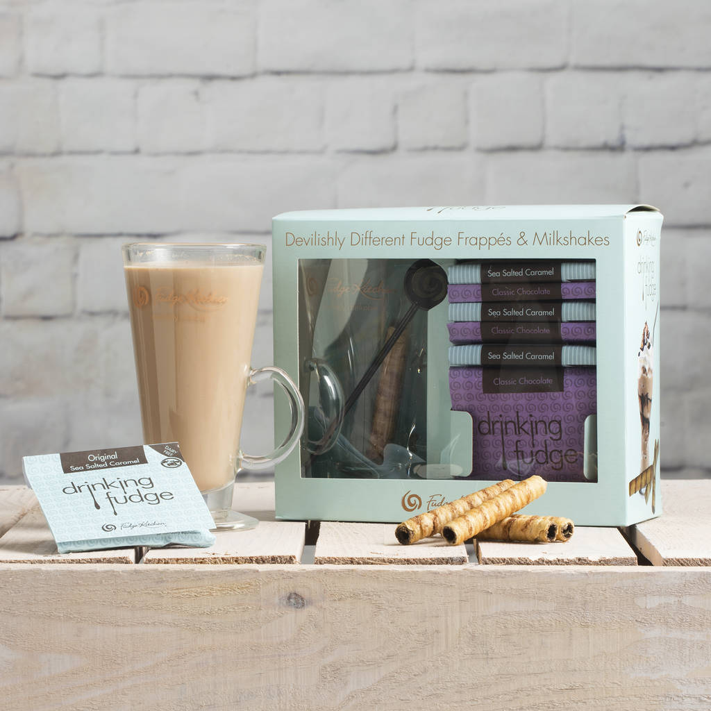 Drinking Fudge Frappe Gift Set By Fudge Kitchen
