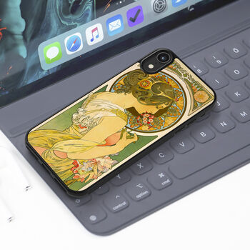 iPhone Case Art Nouveau Primrose Alphonse Mucha, 2 of 2