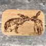 Kissing Hares Blue Butter Dish, thumbnail 3 of 4