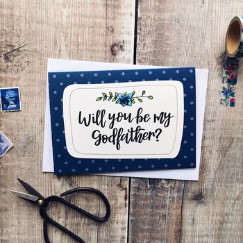 Will You Be My Godfather? Card, 2 of 4