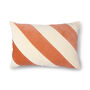 Peaches And Cream Stripe Cushion, thumbnail 2 of 5