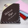 Personalised Spotty Trim Blanket, thumbnail 3 of 12