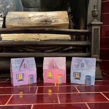 Build Your Own Retro Village Of Four Traditional Cottages, 4 of 6