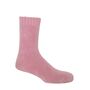 Ribbed Cuff Men's Bed Socks – Pink, thumbnail 1 of 2
