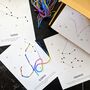 Set Of 12 Constellation Lacing Cards, thumbnail 2 of 5