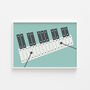 Xylophone Print | Glockenspiel Music Poster, thumbnail 3 of 9