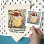 New Baby Personalised Photo Gift Banner Flag, thumbnail 2 of 8