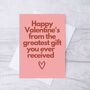 Happy Valentines Day Card For Boyfriend, thumbnail 1 of 3