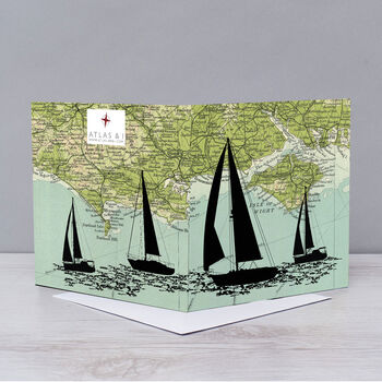 Isle Of Wight Sailing Card, 2 of 2