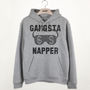 Gangsta Napper Premium Slogan Hoodie, thumbnail 1 of 3