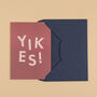 'Yikes' Funny New Baby, Sorry And Get Well Card, thumbnail 4 of 4