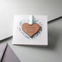 Engagement Keepsake Heart Card, thumbnail 1 of 1