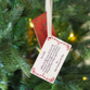 Personalised Letter From Father Christmas Decoration, thumbnail 3 of 5