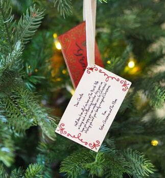 Personalised Letter From Father Christmas Decoration, 3 of 5