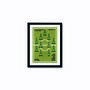 Framed 'Favourite Football Team' Print: Hooped Kit, thumbnail 2 of 6