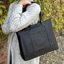 Women's Genuine Leather Tote Bag, Handbag, Shoulder Bag, thumbnail 2 of 3