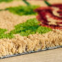 Welcome Roses Natural Coir Door Mat, thumbnail 4 of 4