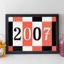 18th Birthday Print Or Card Personalised Gift 2007, thumbnail 9 of 12