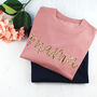 Leopard Print Dusky Pink Mama Sweatshirt Mother's Day, thumbnail 2 of 7