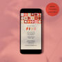 Digital Download Birthday Party Invite With Patchwork Border, thumbnail 2 of 5
