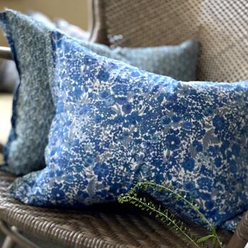 Embroidered Personalisation Liberty Cushion, 5 of 5