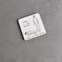 Fell Asleep Coaster – David Shrigley Funny Art Gift, thumbnail 2 of 6