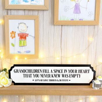 Personalised Grandchildren Welcome Acrylic Road Sign, 2 of 5