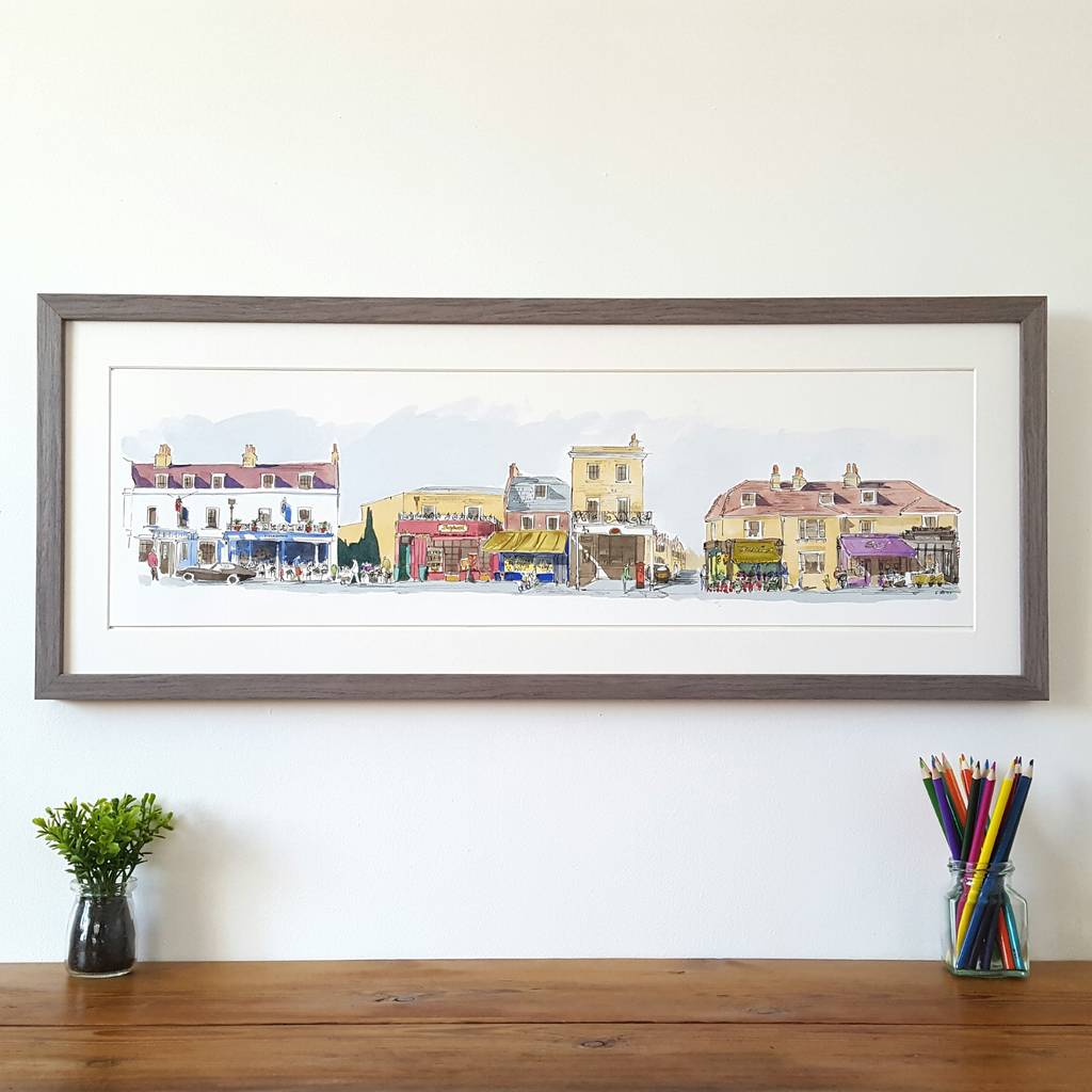 Dulwich Village London Limited Edition Giclee Print, 1 of 8