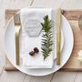 Marble Personalised Hexagon Place Setting, thumbnail 2 of 5