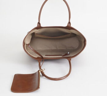 Genuine Leather Tote, 7 of 10