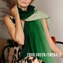 Personalised Ombre Gradient Cashmere Blend Scarf, thumbnail 3 of 12