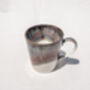 Brown V Shaped Handmade Porcelain Mug, thumbnail 1 of 8