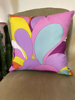Rainbow Paisley Cushion, 3 of 6