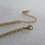 Waterproof Gold Charm Bezel Cz Charm Bracelet, Adjustable Everyday 18 K Gold Bracelet Gift For Her, thumbnail 8 of 12