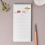 Elephant Family 'Notes' Magnetic Notepad, thumbnail 1 of 2