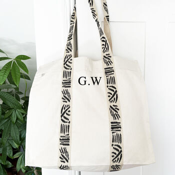 Printed Strap Personalised Beach And Shopping Bag, 3 of 6