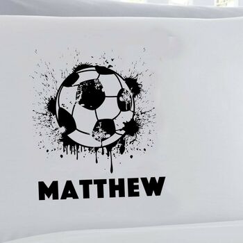 Personalised Football Pillowcase, 2 of 3