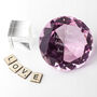 Personalised Pink Diamond Paperweight, thumbnail 4 of 4