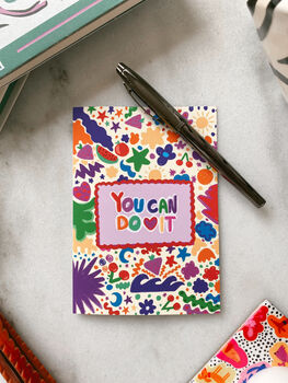 You Can Do It Motivational Good Luck Card, 7 of 8