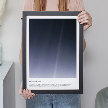 Pale Blue Dot Earth From Space Print, 6 of 9
