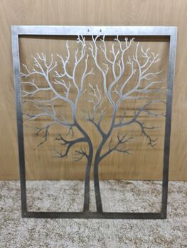 Metal Split Dry Tree Of Life Wall Art Home Room Decor, 10 of 12