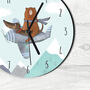 Woodland Bear And Dachshund Clock, thumbnail 3 of 6