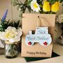 Personalised Brother Birthday Card Wooden Tractor, thumbnail 5 of 8
