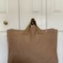 Large Beach Bag With Short Handles, Xl Canvas Tote Bag, thumbnail 3 of 7